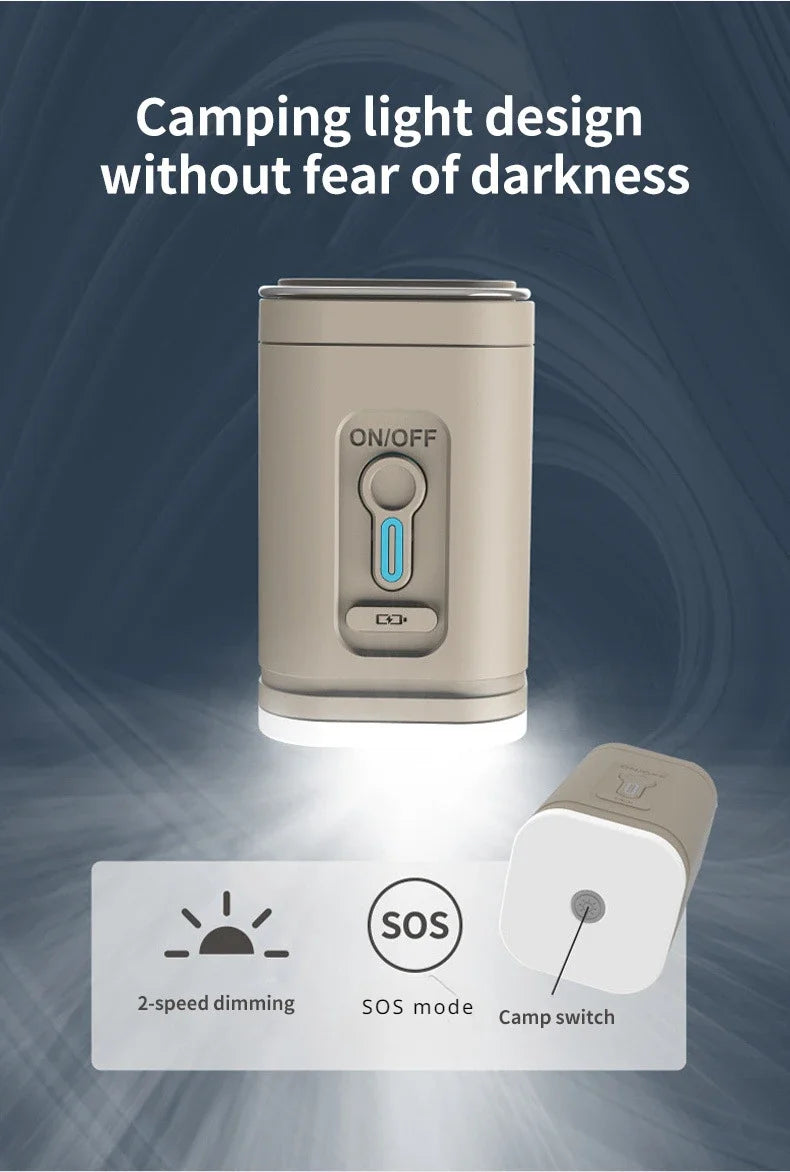 Lacozo™️ Mini Wireless Air Pump with LED Lights & 5 Nozzles for Inflatables