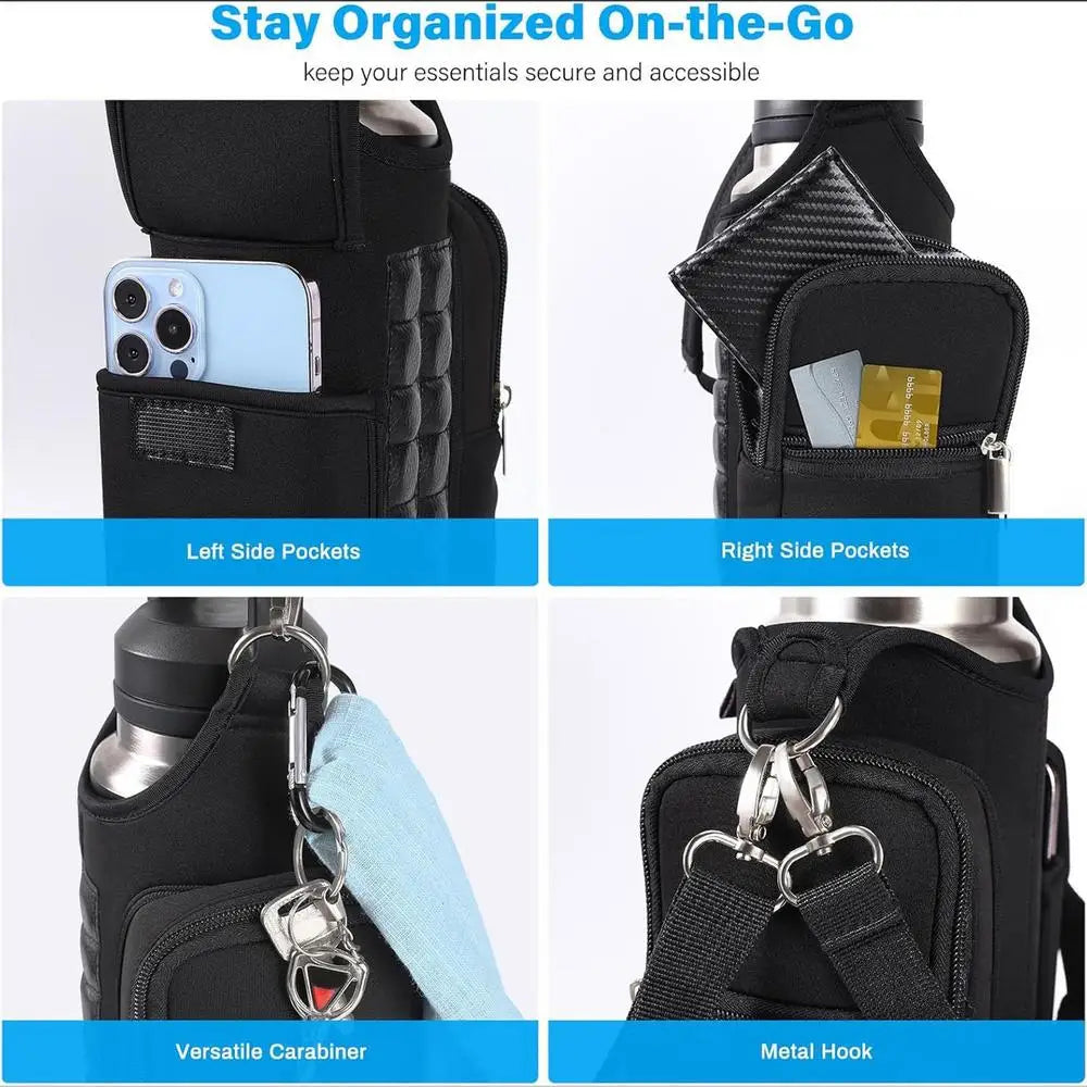 Lacozo™️ Magnetic Water Bottle Bag Holder for Gym & Sports Activities
