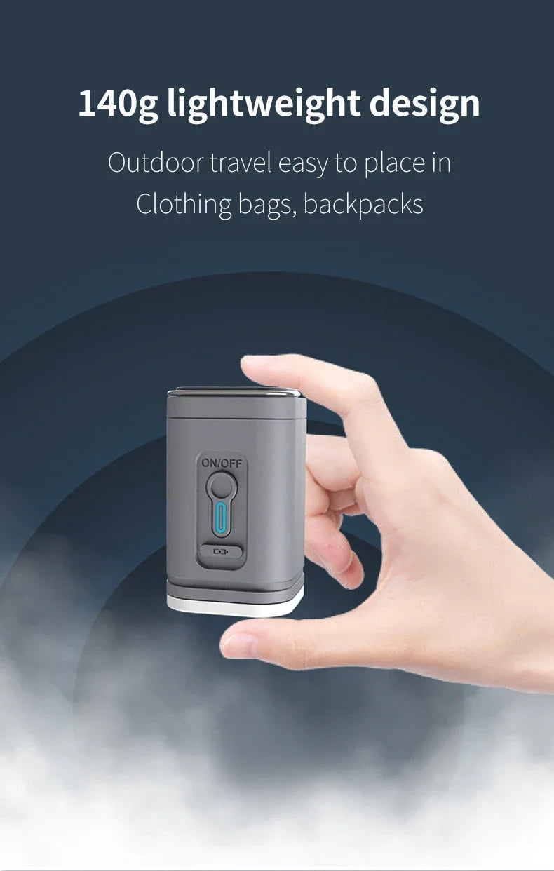 Lacozo™️ Mini Wireless Air Pump with LED Lights & 5 Nozzles for Inflatables