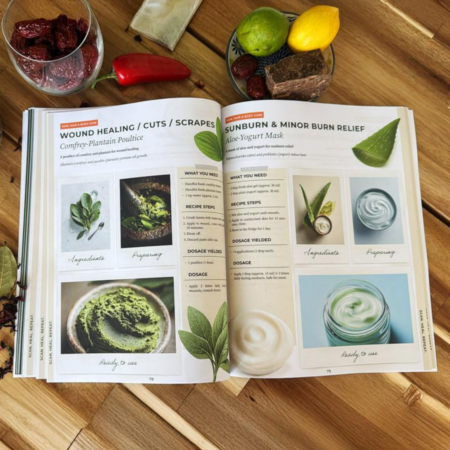 SCAN HEAL REPEAT: Interactive Natural & Herbal Remedies