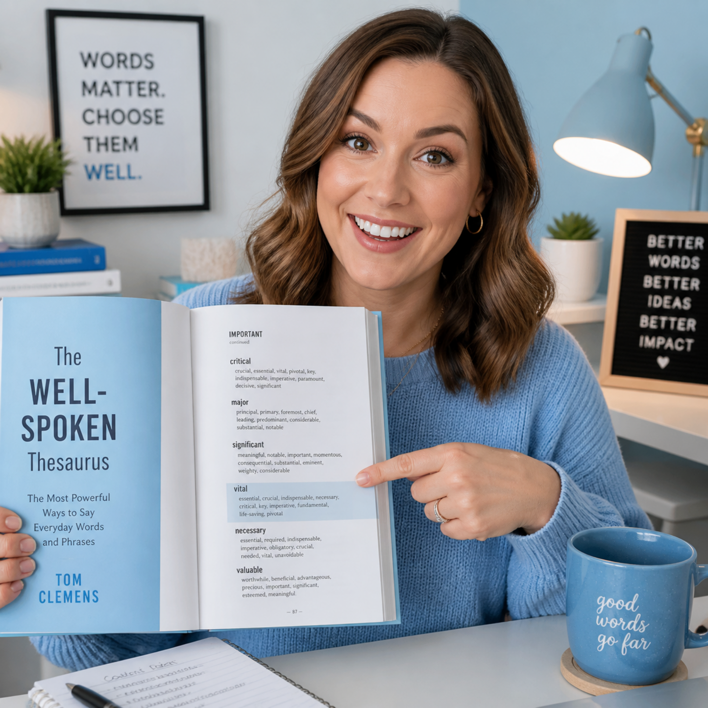The Well-Spoken Thesaurus – Vocabulary Builder to Improve Writing, Speaking & Communication Skills
