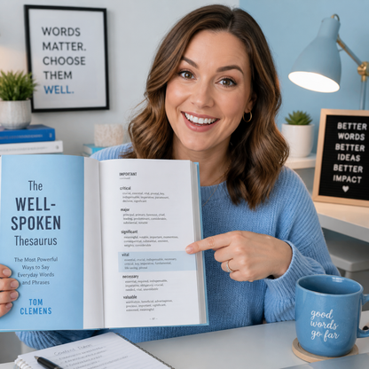 The Well-Spoken Thesaurus – Vocabulary Builder to Improve Writing, Speaking & Communication Skills