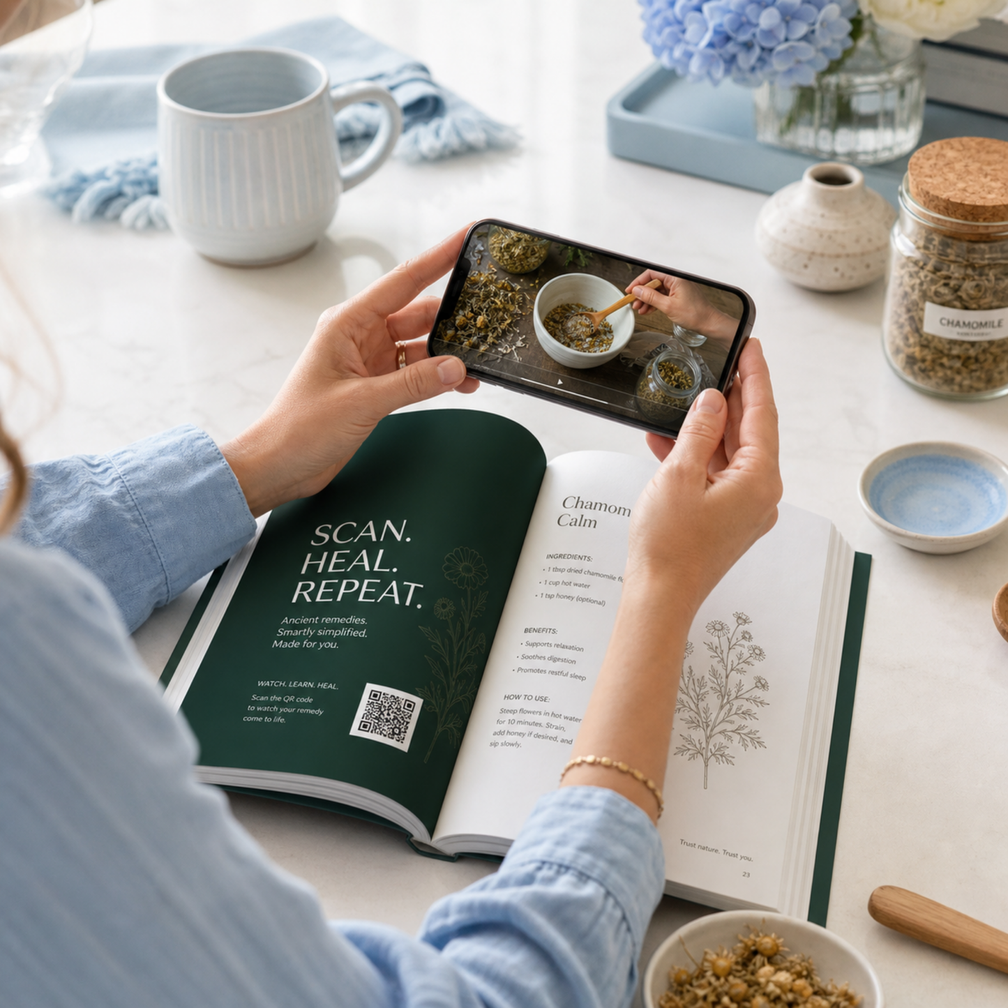 SCAN HEAL REPEAT: Interactive Natural & Herbal Remedies
